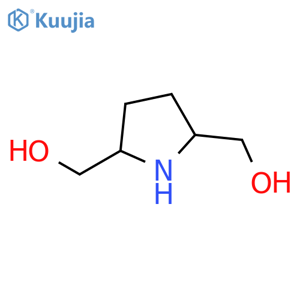 [5-(hydroxymethyl)pyrrolidin-2-yl]methanol structure