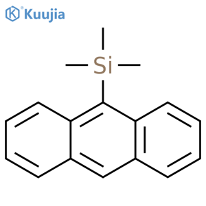 Silane, 9-anthracenyltrimethyl- structure