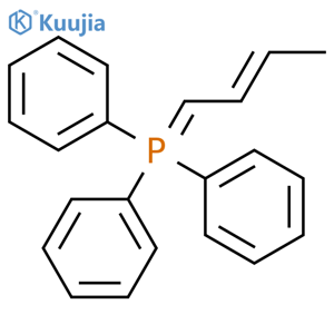 (2E)-but-2-en-1-ylidene(triphenyl)-lambda~5~-phosphane structure