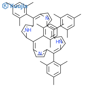 meso-Tetra(2,4,6-trimethylphenyl)porphine structure