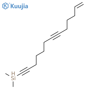 Silane, dimethyl-12-tridecene-1,7-diynyl- structure