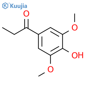 1-(4-hydroxy-3,5-dimethoxyphenyl)propan-1-one structure