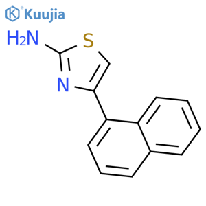 4-(naphthalen-1-yl)-1,3-thiazol-2-amine structure