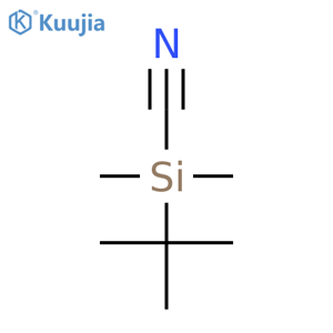 Silanecarbonitrile,(1,1-dimethylethyl)dimethyl- structure