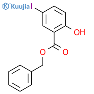 Benzyl 2-hydroxy-5-iodobenzoate structure