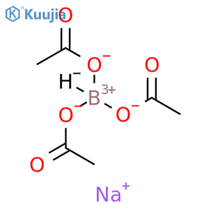 Sodium triacetoxyborohydride structure