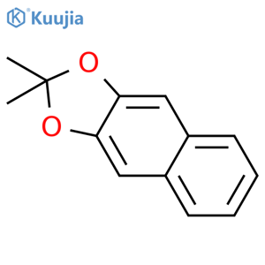 Naphtho[2,3-d]-1,3-dioxole, 2,2-dimethyl- structure