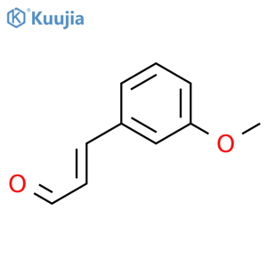 3-(3-methoxyphenyl)prop-2-enal structure