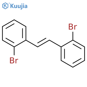 Benzene, 1,1'-(1Z)-1,2-ethenediylbis[2-bromo- structure