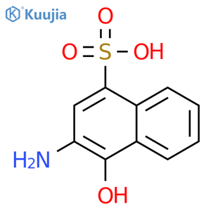 1-Naphthalenesulfonicacid, 3-amino-4-hydroxy- structure