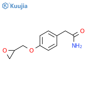 4-(2S)-2-Oxiranylmethoxybenzeneacetamide structure