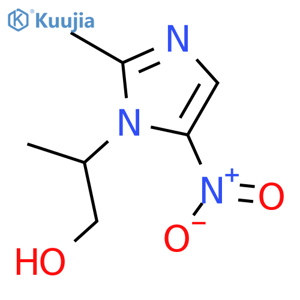 b,2-Dimethyl-5-nitro-1H-imidazole-1-ethanol structure