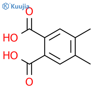 1,2-Benzenedicarboxylic acid, 4,5-dimethyl- structure