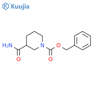Benzyl 3-carbamoylpiperidine-1-carboxylate structure