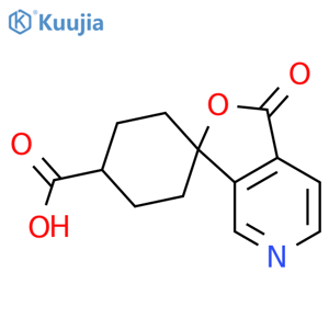 1'-Oxo-spirocyclohexane-1,3'(1'h)-furo3,4-cpyridine-4-carboxylicacid structure