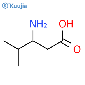 3-Amino-4-methylpentanoic acid structure