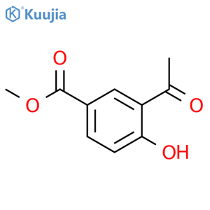 Methyl 3-acetyl-4-hydroxybenzoate structure