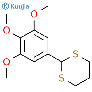 1,3-Dithiane, 2-(3,4,5-trimethoxyphenyl)- structure