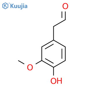 2-(4-Hydroxy-3-methoxyphenyl)acetaldehyde structure