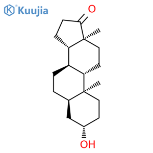 Androstan-17-one,3-hydroxy-, (3b,5b)- structure