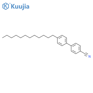 4-Dodecyl-4′-cyanobiphenyl structure