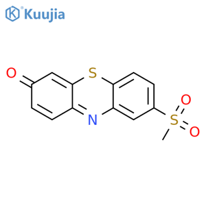 3H-Phenothiazin-3-one, 8-(methylsulfonyl)- structure