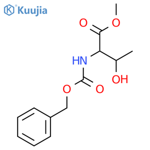 (2S,3R)-Methyl 2-(((benzyloxy)carbonyl)amino)-3-hydroxybutanoate structure