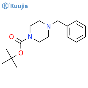 Tert-Butyl 4-benzylpiperazine-1-carboxylate structure