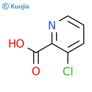 3-chloropyridine-2-carboxylic acid structure