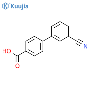 4-(3-Cyanophenyl)benzoic acid structure