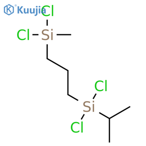 Silane, dichloro[3-[dichloro(1-methylethyl)silyl]propyl]methyl- structure