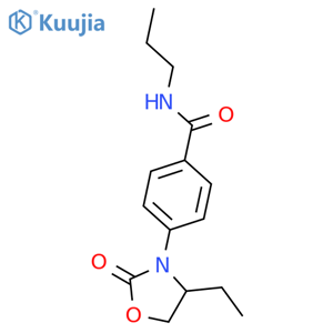 (s)-4-(4-ethyl-2-oxooxazolidin-3-yl)-n-propylbenzamide structure