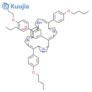 5,10,15,20-Tetrakis(4-butoxyphenyl)-Porphine structure