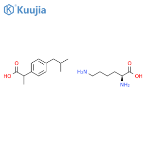 Ibuprofen lysinate structure