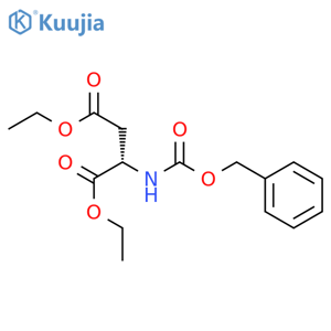 diethyl N-benzyloxycarbonyl-(S)-aspartate structure