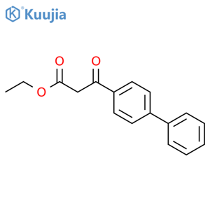 Ethyl 3-(4-biphenyl)-3-oxopropanoate structure