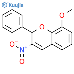 8-methoxy-3-nitro-2-phenyl-2H-chromene structure