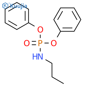 PHOSPHORAMIDIC ACID, PROPYL-, DIPHENYL ESTER structure