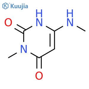 3-Methyl-6-methylaminouracil structure