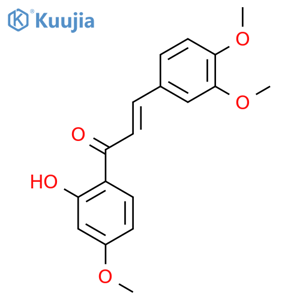 (2E)-3-(3,4-dimethoxyphenyl)-1-(2-hydroxy-4-methoxyphenyl)prop-2-en-1-one structure