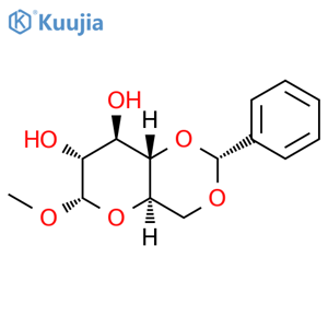 α-D-Glucopyranoside, methyl 4,6-O-[(R)-phenylmethylene]- structure