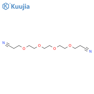 4,7,10,13-Tetraoxahexadecanedinitrile structure