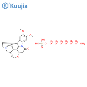 brucine sulfate 7-hydrate structure