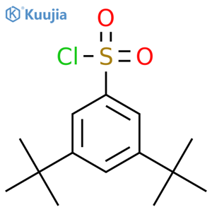 Benzenesulfonyl chloride, 3,5-bis(1,1-dimethylethyl)- structure