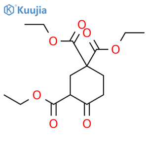 Triethyl 4-oxocyclohexane-1,1,3-tricarboxylate structure