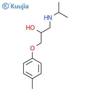 1-Isopropylamino-3-(p-tolyloxy)-2-propanol structure