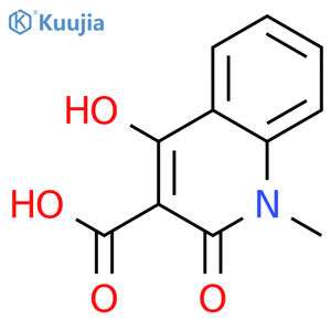 3-Quinolinecarboxylic acid, 1,2-dihydro-4-hydroxy-1-methyl-2-oxo- structure