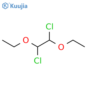 Ethane,1,2-dichloro-1,2-diethoxy- structure
