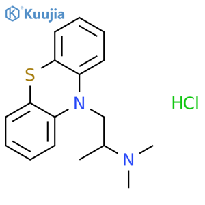 Promethazine hydrochloride structure