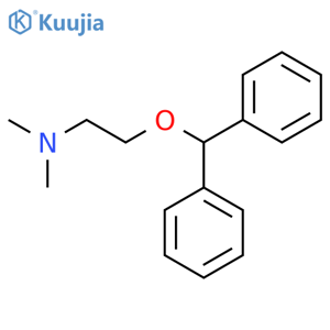 Diphenhydramine structure